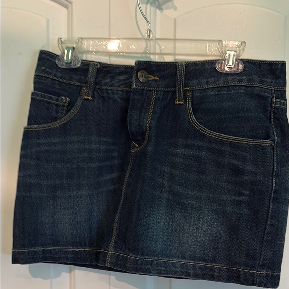 C & V mighty mini size 28 Denim Mini Skirt